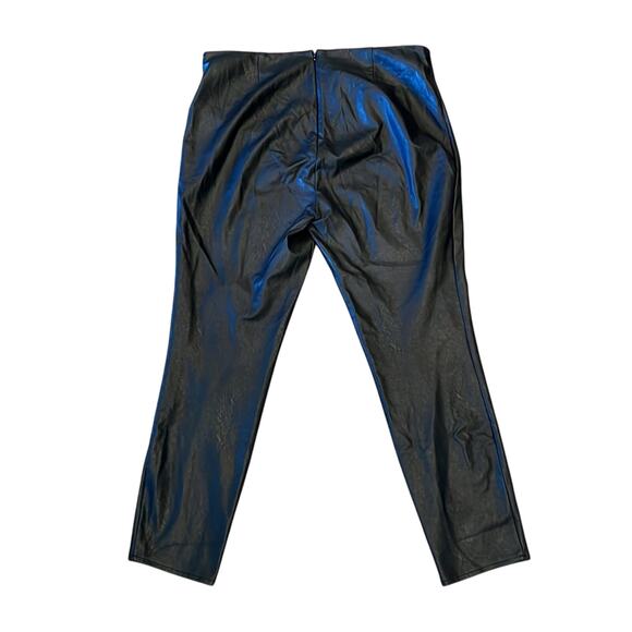 PAIGE Women's Kianna Vegan Leather Legging Black Size XL - Picture 3 of 12